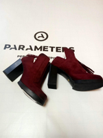 Ботильоны женские бордовые. Размер 38.Каблук 10см.