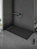 Душевой поддон из искусственного камня WeltWasser WW TRS 14090 STONE-BL 140x90 10000004384 Черный