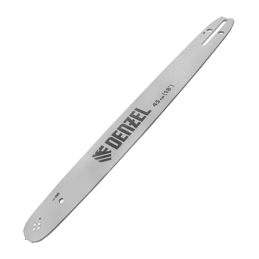 Шина для бензопилы DGS-5218, длина 45 см (18"), шаг 0.325", паз 1.5 мм, 72 звена Denzel