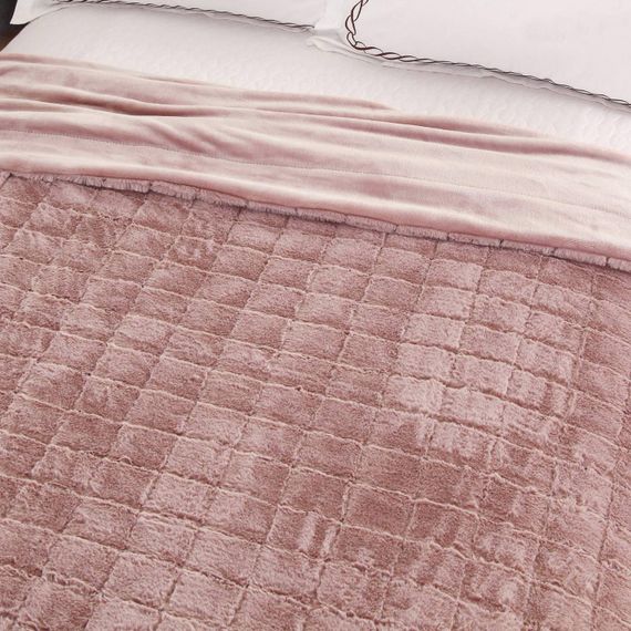 Мадлен (пепел роза) Покрывало 160х220