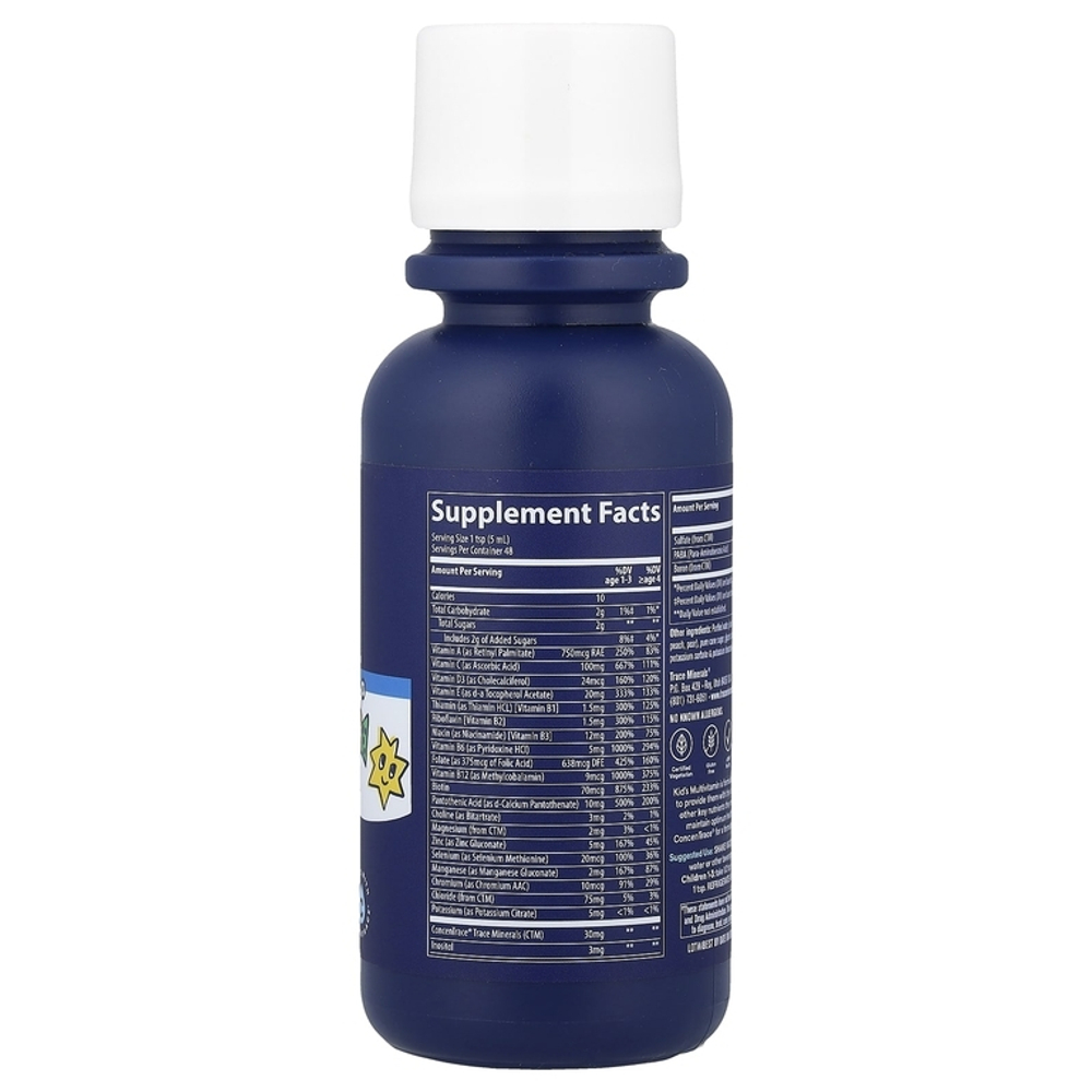 Trace Minerals Kids Multi 237 ml , Мультивитамины для детей