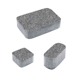 Тротуарная плитка КЛАССИКО - Гранит+ Серый с черным, комплект из 3 видов плит