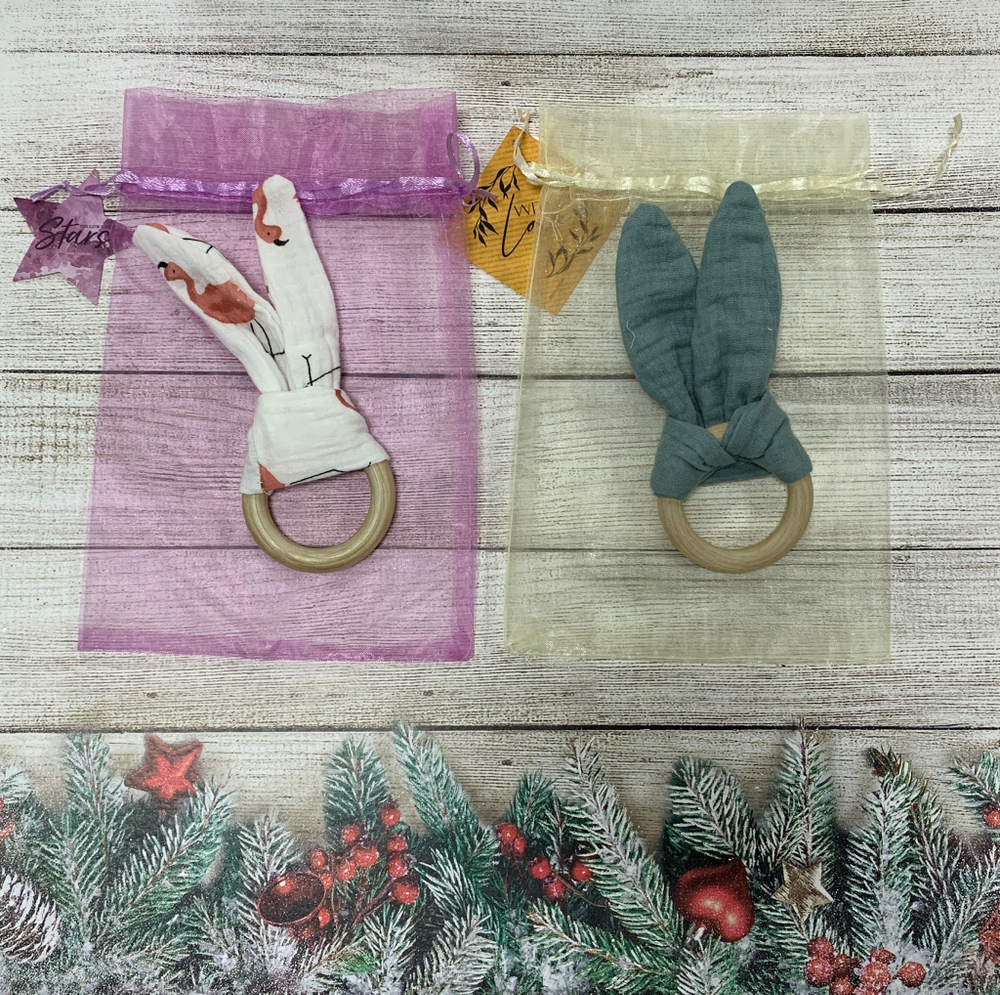 Грызунок "Зайчик" муслиновый (АА)