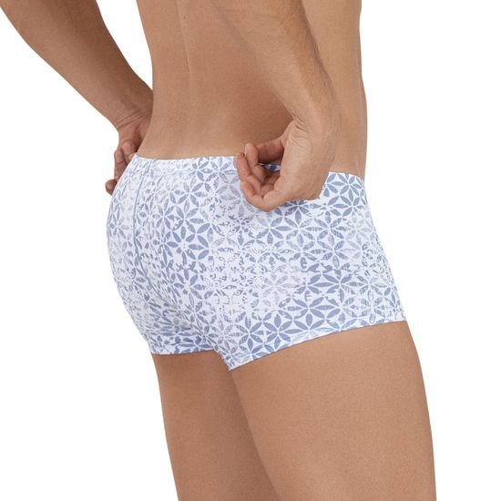 Мужские трусы хипсы белые с принтом Clever GLORIOUS LATIN BOXER 113901