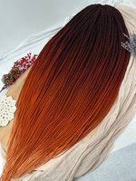 Сенегальские косы из войлока