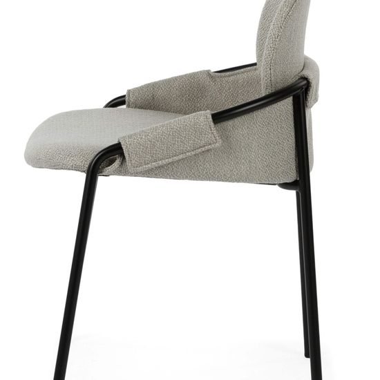 Стул Claudio серая ткань