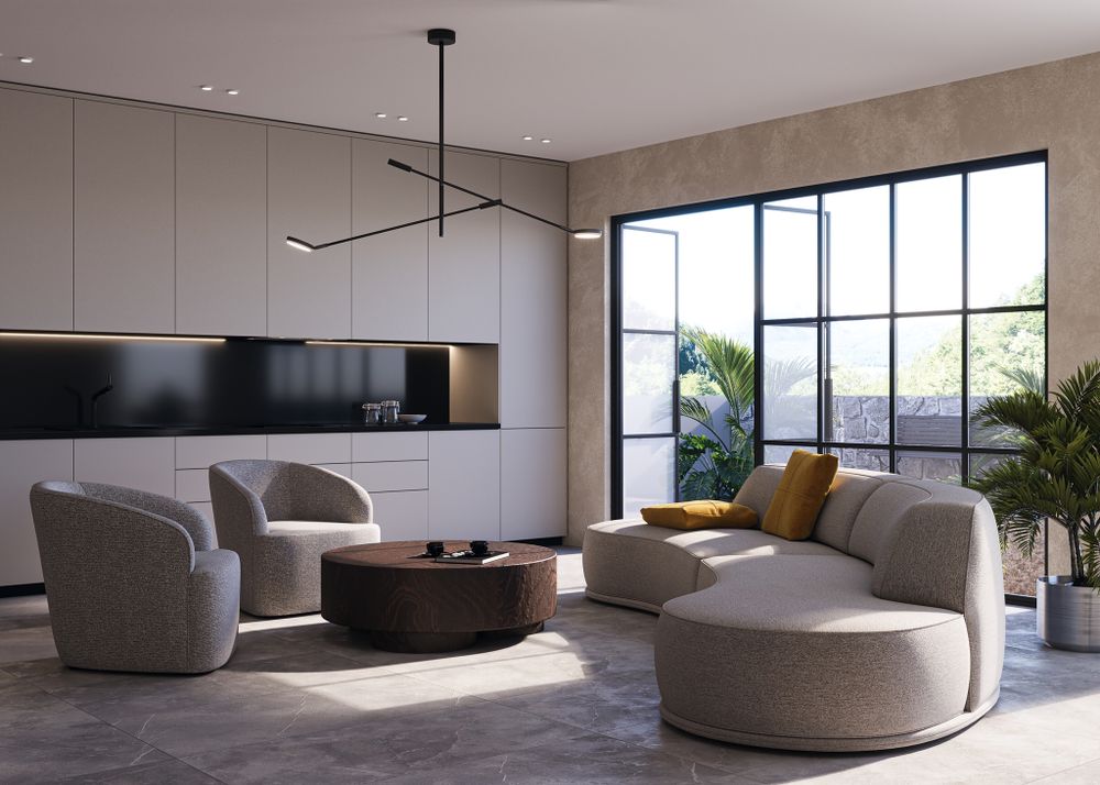 Люстра на штанге светодиодная Maytoni   MOD070CL-L15B3K1