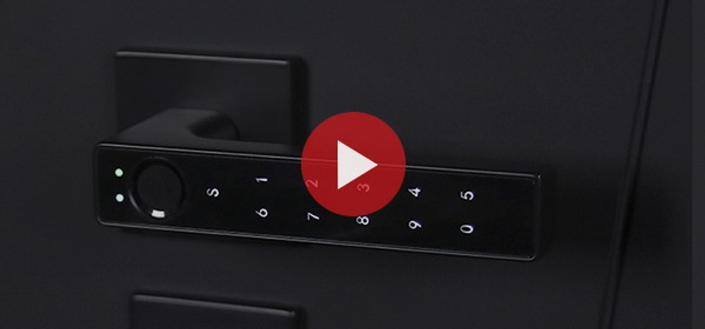 Стальная дверь "Амстердам" (умная дверная ручка). Заказная модель.