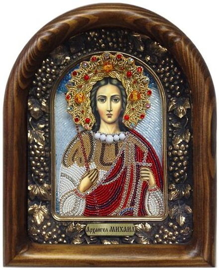 Икона Архангел Михаил бисер