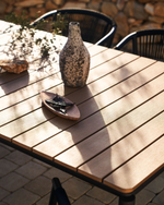 Canyelles Уличный раздвижной стол черный 180 (240) x 100 см