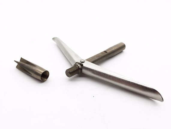 Наконечник со сменным бойком DiveMir Корона из стали Sandvik с 2-мя флажками