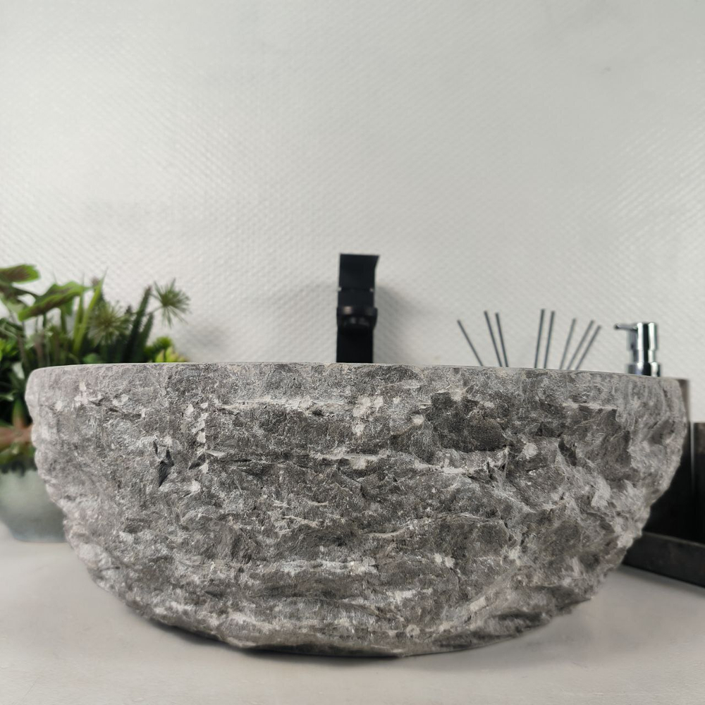 Раковина из мрамора Erozy Grey EM-64671 46*46*15 0185
