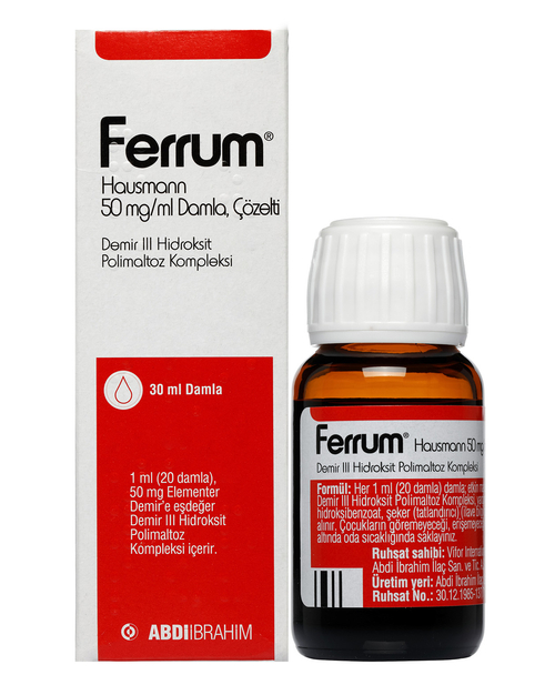Ferrum Hausmann 50 mg/ml капли 30 мл.