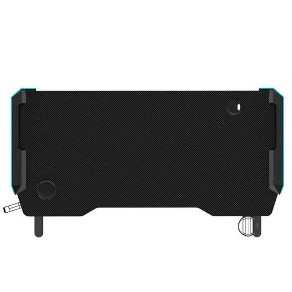 Стол для компьютера (для геймеров) FoxGear FG-ZE-49B с электроприводом и RGB-подсветкой
