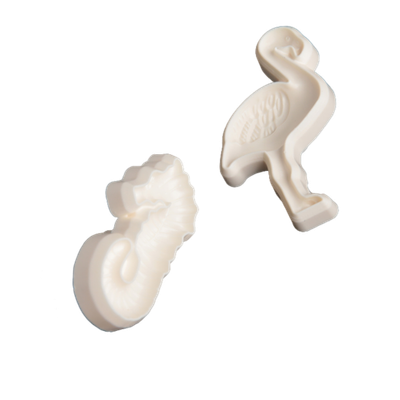 Набор печатей для теста и марципана "Фламинго и морской конёк"