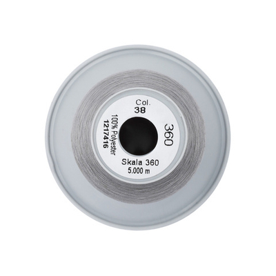 Нитки некрученые Gutermann Skala 360 (5000 метров), 1 кат. | 038 св.серый