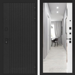 Бункер 06-зеркало Панорама белый софт