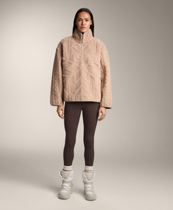 Oysho Толстовка из искусственного меха, песочный меланж