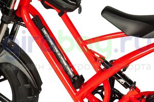Электровелосипед Minako FOX-L 2.0 (48v/23Ah) Литые диски - Красный фото 5