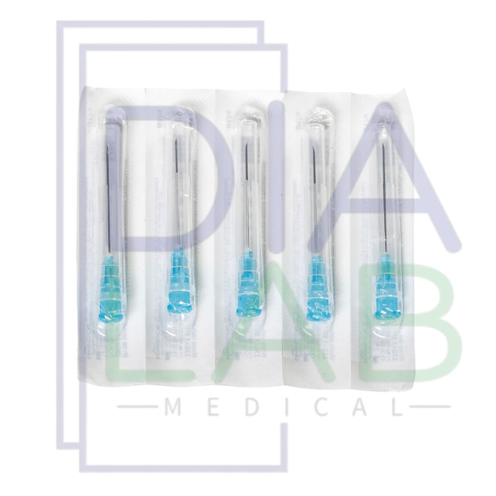 Иглы для шприца 23g (0.6х30 мм) инъекционная одноразовая сменная медицинская стерильная 100 штук