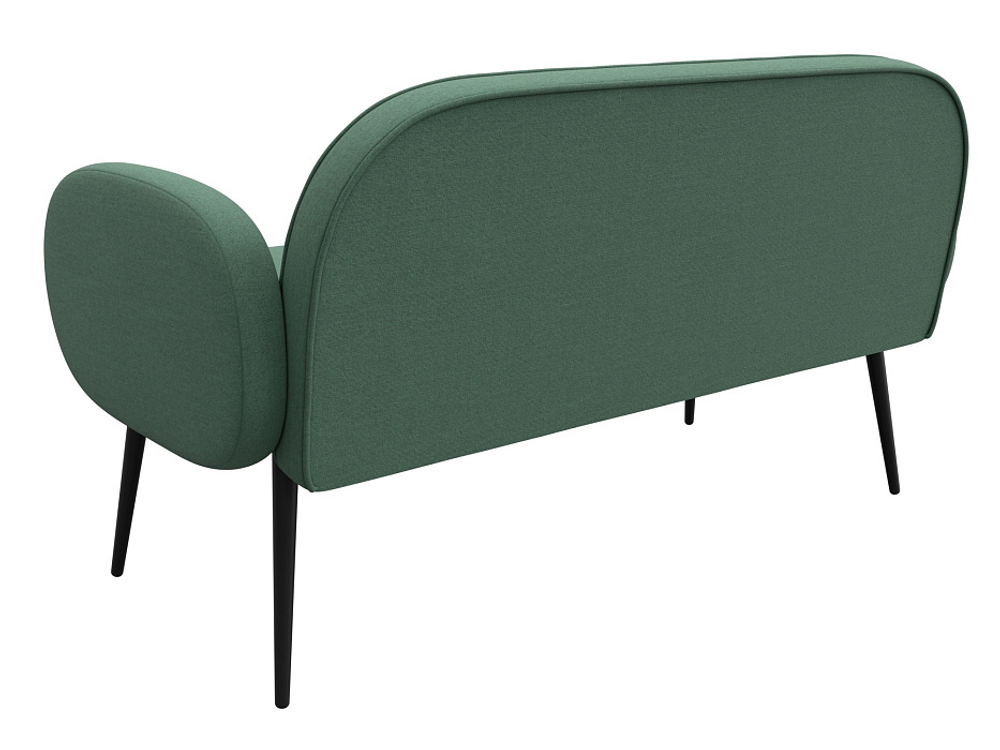 Диван прямой Лига-086 РОГОЖКА Амур 11 зеленый