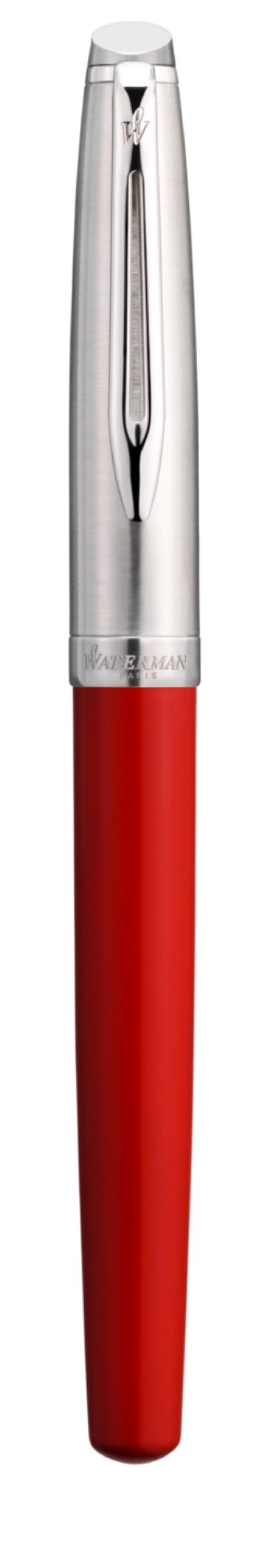 Ручка роллер Waterman  Embleme цвет RED CT, цвет чернил: черный