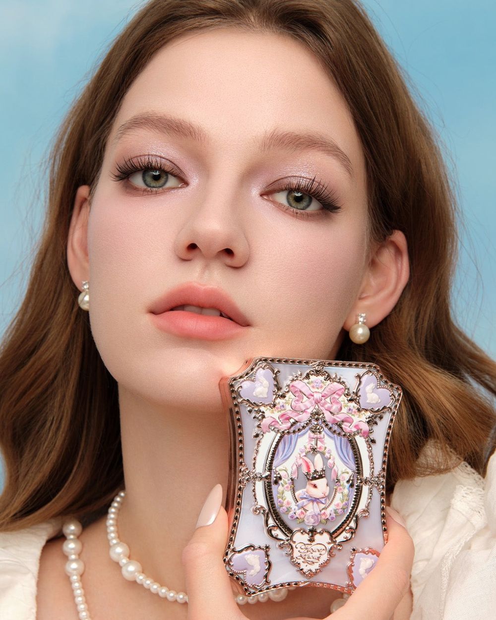 Палетка теней Flower Knows Bunny Garden 6-Color Makeup Palette - 02 Moon Serenade