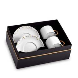 Набор чайных пар L'Objet Haas Mojave Gold (2 шт.)