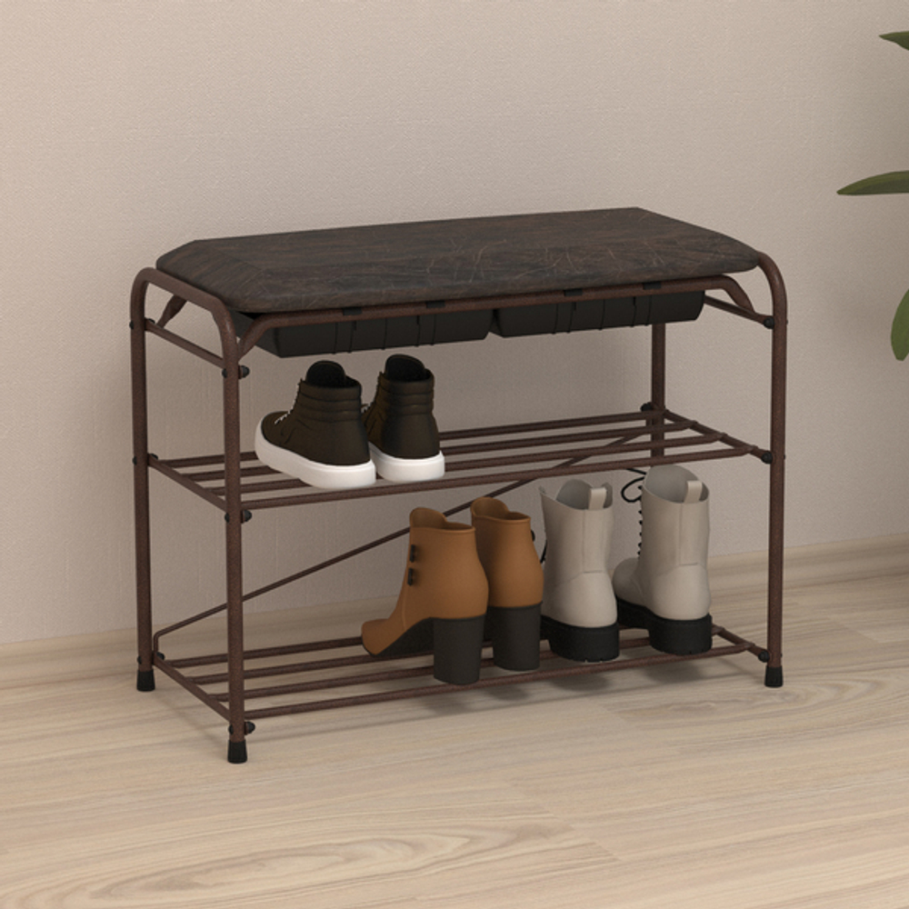 Подставка для обуви «Альфа 23» (Медный антик)