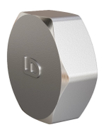 Заглушка LD Pride DN25 (1") ВР латунь никель LD.67.504.25