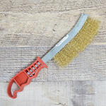 Щетка по металлу с пластиковой ручкой, 22,5см