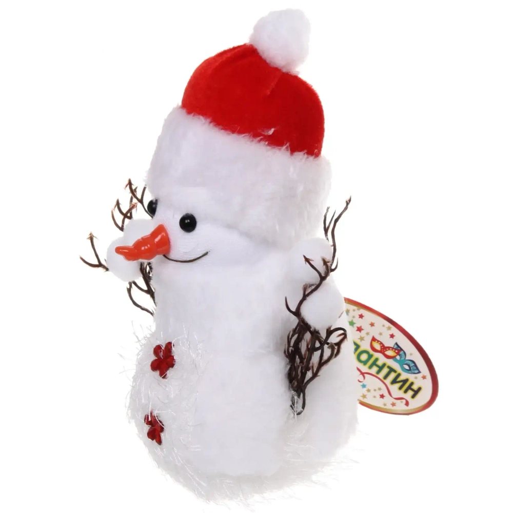 Украшение новогоднее «Снеговик с веточками» 18*12 см