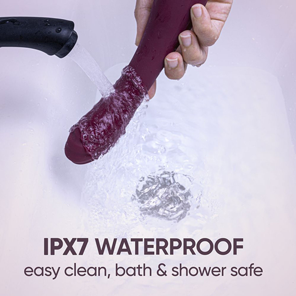 Фиолетовый изогнутый вибратор 20,3см для стимуляции зоны G Selove CurveRush Precision Power for Your Sweetest G-Spot Purple