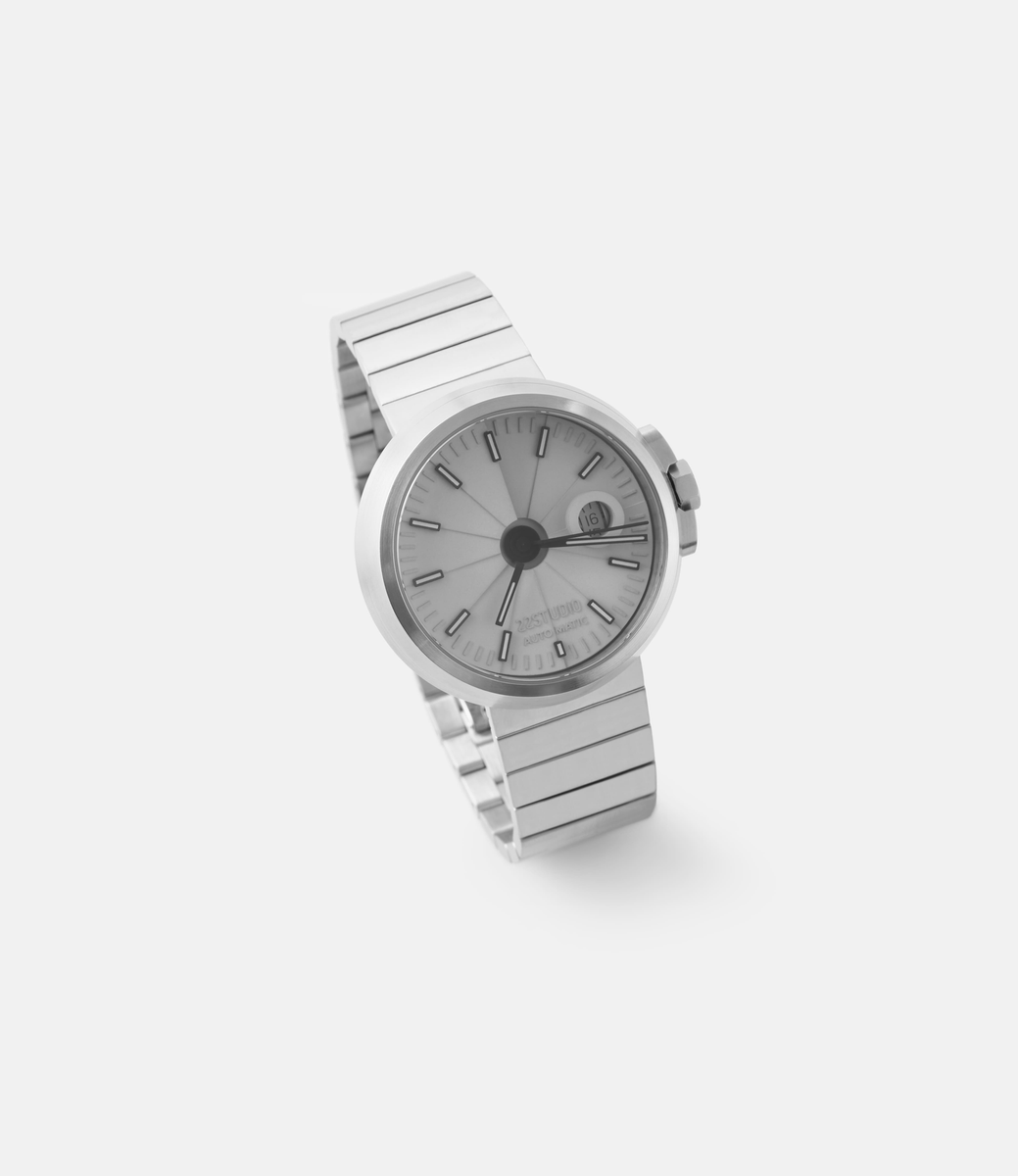 Automatic Sport Smoky White — часы с циферблатом из бетона (45 мм)