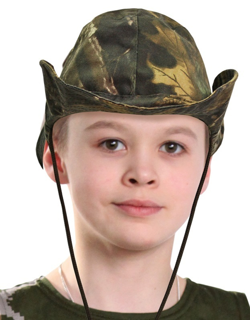 Панама Афганка детская (ткань Лес)