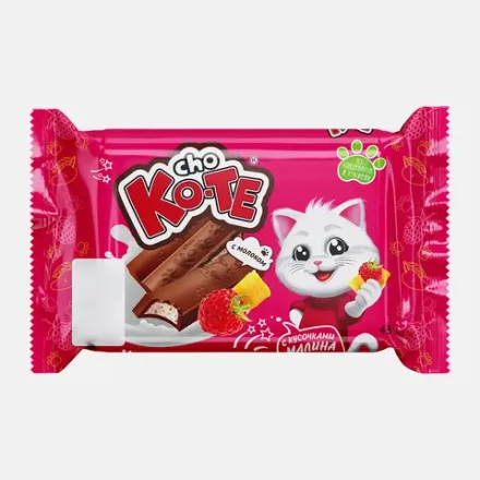 Молочная плитка Cho Ko-Te Малина и манго 43г