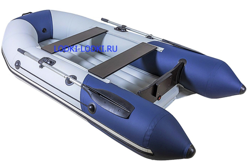 Таймень NX 2800 НДНД серый-синий (лодка ПВХ под мотор)