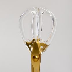 КУХОННЫЕ НОЖНИЦЫ ЦВЕТ АЙВОРИ, ТИТАНОВОЕ ПОКРЫТИЕ ЛЕЗВИЯ, 20,5СМ (МАЛ=12ШТ)