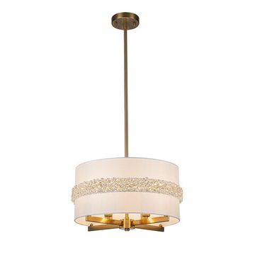 Подвесной светильник 4*E14 V000514 13030/4R Brass бронза Effetto Indigo