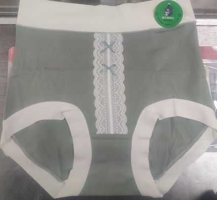 MAIWEIS Женские трусики с высокой талией серо-зеленые, четный размер 0.20pv