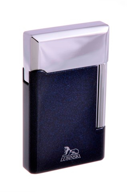 Зажигалка трубочная Lubinski Сполето, кремневая, синий металлик