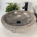 Раковина из мрамора Erozy Grey EM-64729 47*47*15 0186