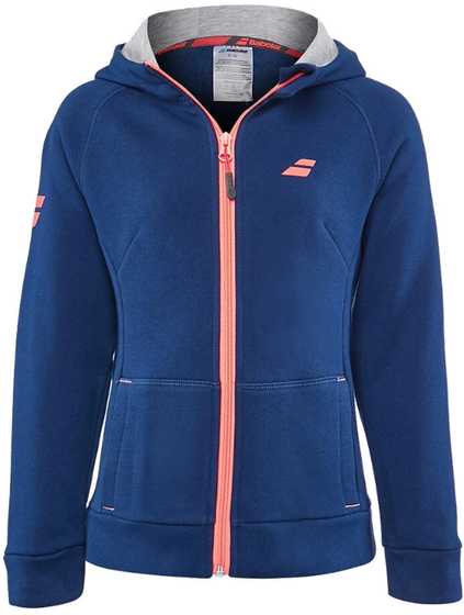 Куртка с капюшоном для девочек Babolat Core Hood Sweat, арт. 3GS18041-4000