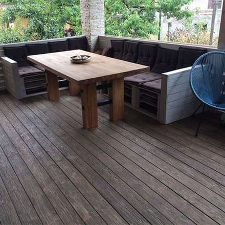 Садовая мебель стилизованная под поддоны СМ06