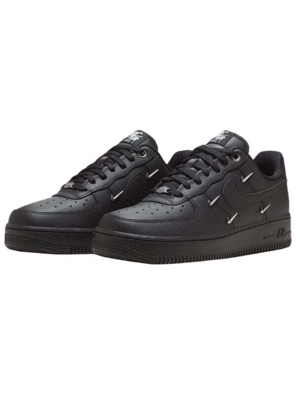 Кроссовки Nike Air Force 1 Low '07 Lx Black Silver Mini Swoosh