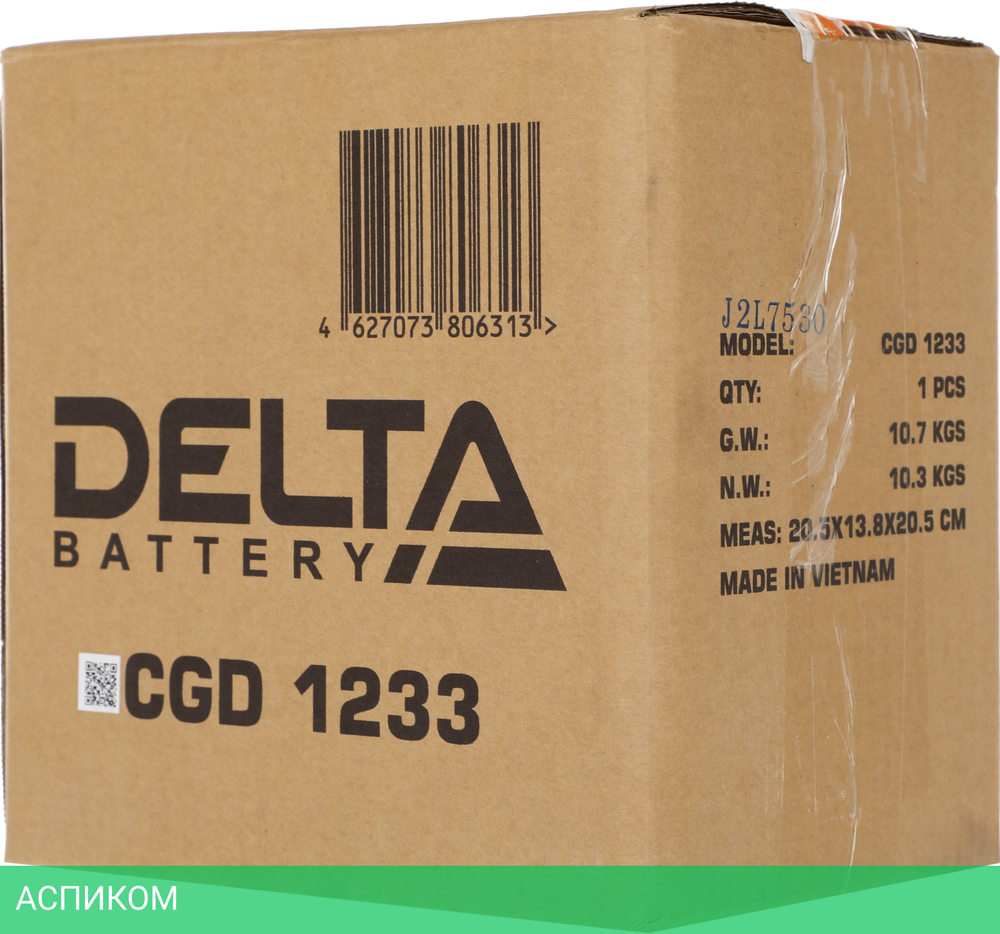 Аккумулятор для ИБП Delta CGD 1233 12В 33Ач
