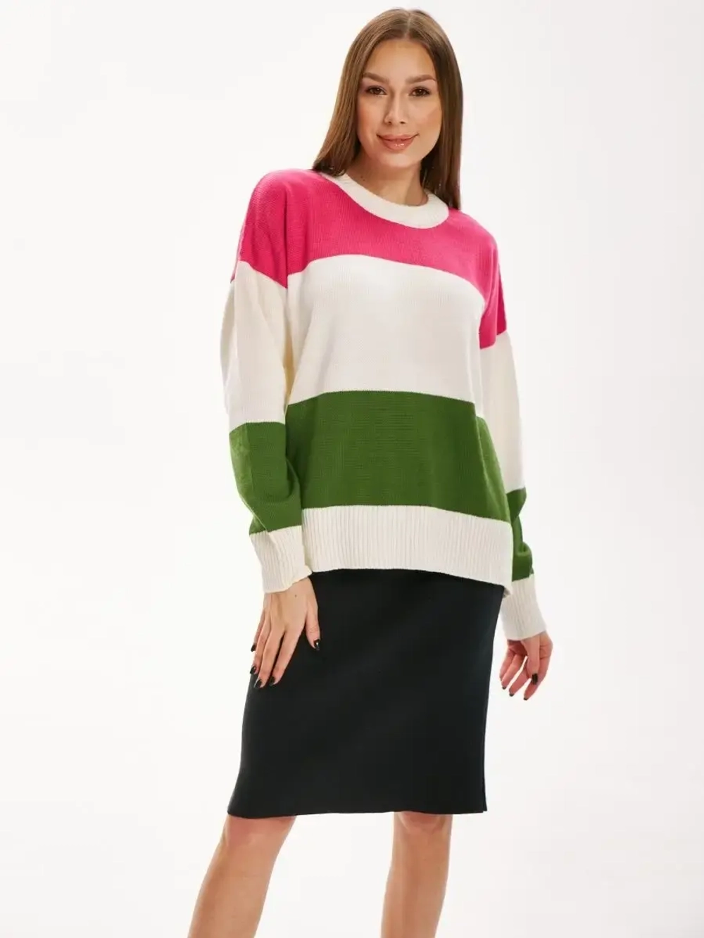 Джемпер в полоску