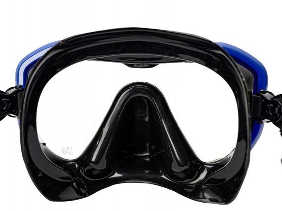 Маска Seac Appeal черно-синяя рамка/черный силикон