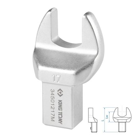 Цена на KING TONY (34501217M) Насадка рожковая серии "FIT", 17 мм, 14х18 мм