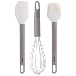 НАБОР: ВЕНЧИК, ЛОПАТКА, КИСТОЧКА AGNESS, 3 ПРЕДМЕТА